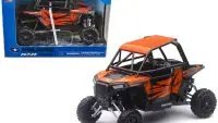 Polaris RZR XP1000 ATV Orange 1/18 Scale Model by New Ray - Perfect Collectible for Off-Road Enthusiasts