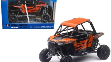 Polaris RZR XP1000 ATV Orange 1/18 Scale Model by New Ray - Perfect Collectible for Off-Road Enthusiasts
