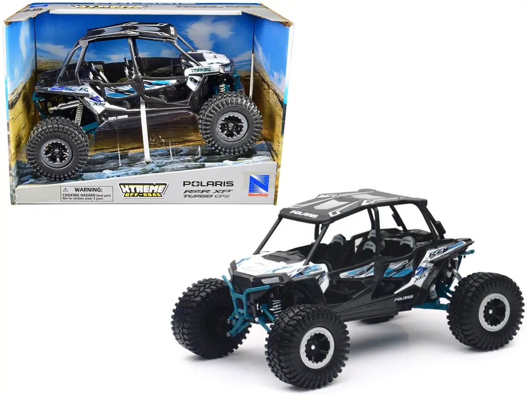 Polaris RZR XP 4 Turbo EPS Sport UTV 1/18 Diecast Model – Xtreme Off-Road Series by New Ray