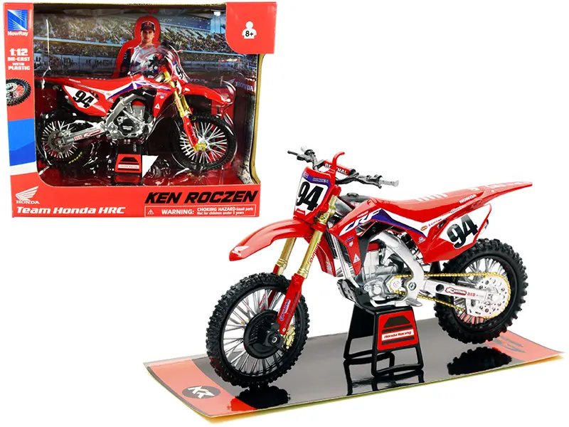 Diecast Model Cars wholesale toys dropshipper drop shipping Honda CRF450R #94 Ken Roczen Red Honda HRC Team Race Bike 1/12 Motorcycle New Ray 58263 drop shipping wholesale drop ship drop shipper dropship dropshipping toys dropshipper diecast drop shi Buy Honda CRF450R #94 Ken Roczen Red HRC Team 1/12 Diecast Model by New Ray
