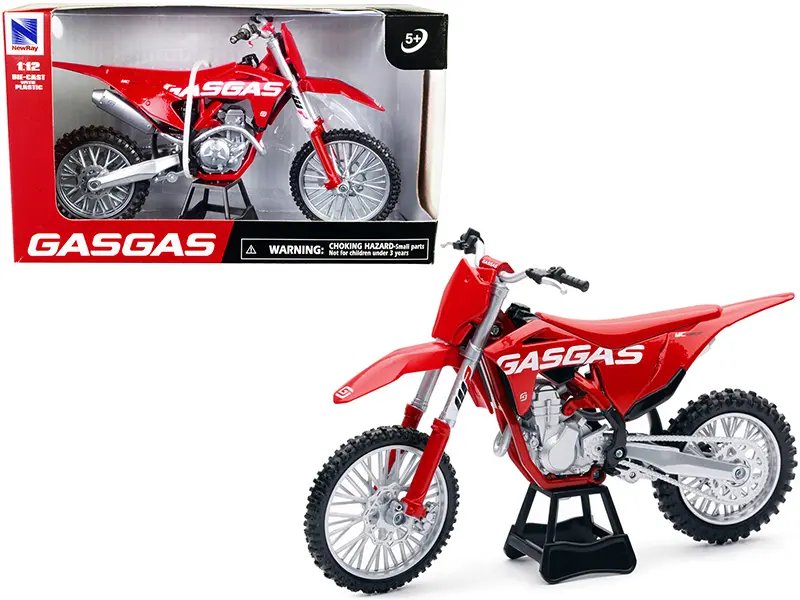 GasGas MC 450F Red 1/12 Diecast Motorcycle Model by New Ray