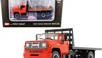 Buy GMC 6500 Flatbed Truck Orange 1/64 Diecast Model by DCP/First Gear - Perfect Collectible!