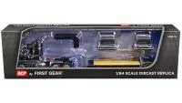 Peterbilt 352 COE 110″ Sleeper Diecast Model with Turbo Wing & Rogers Lowboy Trailer 1/64 by DCP/First Gear