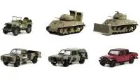 Battalion 64 Release 2: Set of 6 Greenlight 1/64 Diecast Models