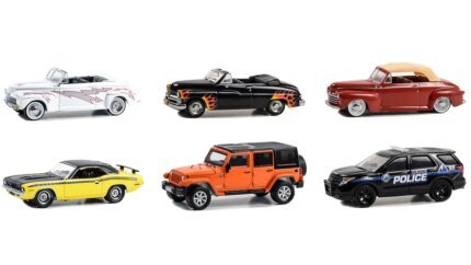 Hollywood Series 40: Set of 6 Greenlight 1/64 Diecast Model Cars