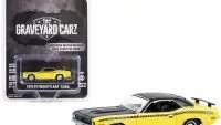 1970 Plymouth AAR Barracuda Diecast Model - Yellow & Black, Hollywood Series by Greenlight