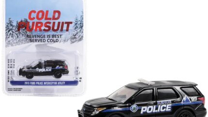 2013 Ford Police Interceptor Utility Diecast - Cold Pursuit Movie Replica by Greenlight