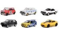 Greenlight Series 2 Hot Hatches 1/64 Diecast Model Cars Set of 6 - Collectible Miniatures