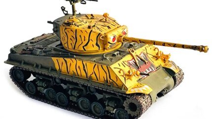 1/72 M4A3E8 Sherman 'Tiger Face' Tank Model - 24th Infantry Korea 1951 by Dragon Models