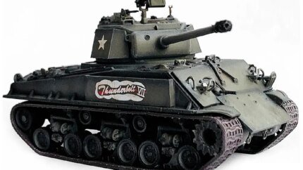 1/72 M4A3E8 Thunderbolt VII Tank Model - 37th Battalion WWII Dragon Armor