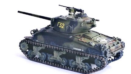 1/72 M4A1 Sherman Tank Model - 3rd Armored Division France 1944 by Dragon Models