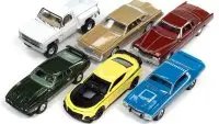 Auto World Premium 2022 Set B: 6-Piece 1/64 Diecast Model Cars Release 1