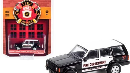2000 Jeep Cherokee Scottdale Fire Department Edition - Black & White Fire Vehicle