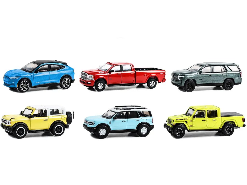 Greenlight Series 3: Showroom Floor 1/64 Diecast Model Cars Set of 6