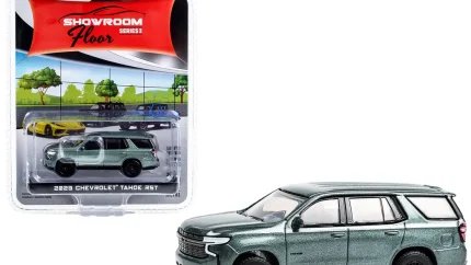 2023 Chevrolet Tahoe RST Silver Sage Metallic 1/64 Diecast Model by Greenlight