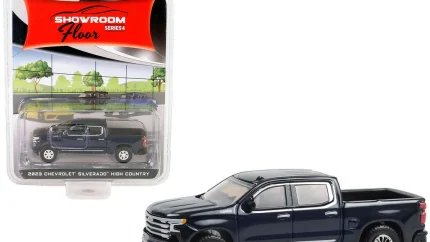 2023 Chevrolet Silverado High Country Diecast Model - Northsky Blue Metallic 1/64 by Greenlight