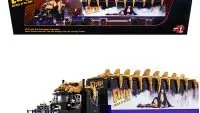 Mack Super-Liner 60" Flat Top Sleeper Cab with Vintage 40' Dry Goods Trailer "Elvira Mistress of the Dark" 40 Years TV Show Anniversary (1981-2021) 1/64 Diecast Model by DCP/First Gear