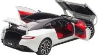 Stunning Aston Martin DB11 1/18 Model Car in Morning Frost White by Autoart
