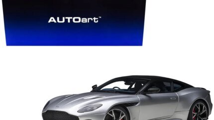 Stunning Aston Martin DBS Superleggera RHD 1/18 Model in Lightning Silver by Autoart