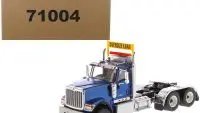 International HX520 Day Cab Tandem Tractor Blue 1/50 Diecast Model - Diecast Masters Collectible
