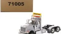 International HX520 Day Cab Tandem Tractor 1/50 Diecast Model - Light Grey by Diecast Masters