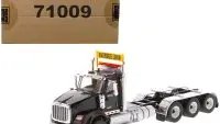 International HX620 Day Cab Tridem Tractor Black 1/50 Diecast Model by Diecast Masters - Premium Collectible