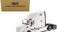 Peterbilt 579 UltraLoft White 1/50 Diecast Model - Transport Series by Diecast Masters