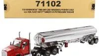 Kenworth T880 Day Cab Tandem Truck with Heil Petroleum Tanker 1/50 Diecast Model by Diecast Masters