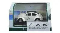 Volkswagen Beetle #53 Diecast Model 1/72 by Cararama in Display Case