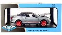 Bentley Continental Supersports ISR Gray Metallic with Black Top and Red Wheels 1/24 Diecast Model Car by Optimum Diecast