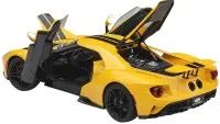 2017 Ford GT Triple Yellow with Black Stripes 1/18 Model Car by Autoart - Collector's Dream