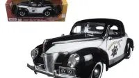 1940 Ford Coupe Deluxe CHP Diecast Model 1/18 by Motormax - Timeless Classics