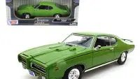 1969 Pontiac GTO Judge Green 1/18 Diecast Model by Motormax - Collector's Dream