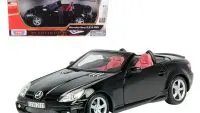 2005 Mercedes SLK55 AMG Black 1/18 Diecast Model Car by Motormax - Collector's Dream