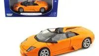 Stunning Lamborghini Murcielago Roadster Orange 1/18 Diecast Model by Motormax