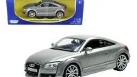 2007 Audi TT Coupe Grey 1/18 Diecast Model by Motormax - Collectible Car