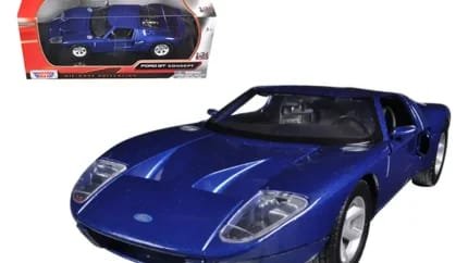 Ford GT Blue 1/24 Diecast Model by Motormax: Premium Collectible Car