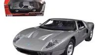 Ford GT Silver 1/24 Diecast Model by Motormax: Premium Collectible Car