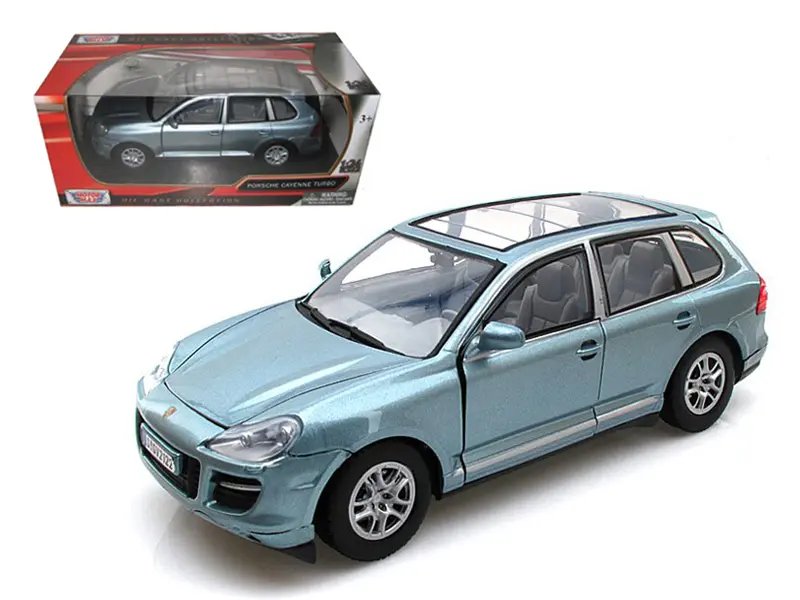 Buy Porsche Cayenne Turbo Grey 1/24 Diecast Model by Motormax – Premium Collectible Car