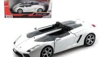 Exclusive Lamborghini Concept S White 1/24 Diecast Model by Motormax - Perfect Collectible!