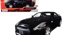 2008 Nissan GT-R R35 Gloss Black 1/24 Diecast Model Car by Motormax - Collectible Perfection