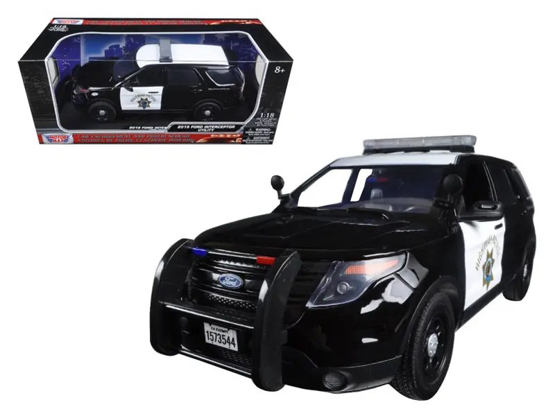 2015 Ford PI Utility Interceptor CHP Diecast Model 1/18 by Motormax