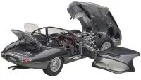 Jaguar Lightweight E Type Roadster RHD Dark Gray 1/18 Model Car by Autoart - Premium Collectible