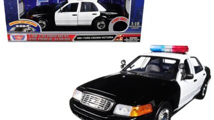 2001 Ford Crown Victoria Police Interceptor: Classic Black Sedan for Sale