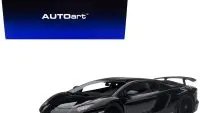 Exclusive 1/18 Lamborghini Aventador LP750-4 SV Nero Aldebaran Model by Autoart