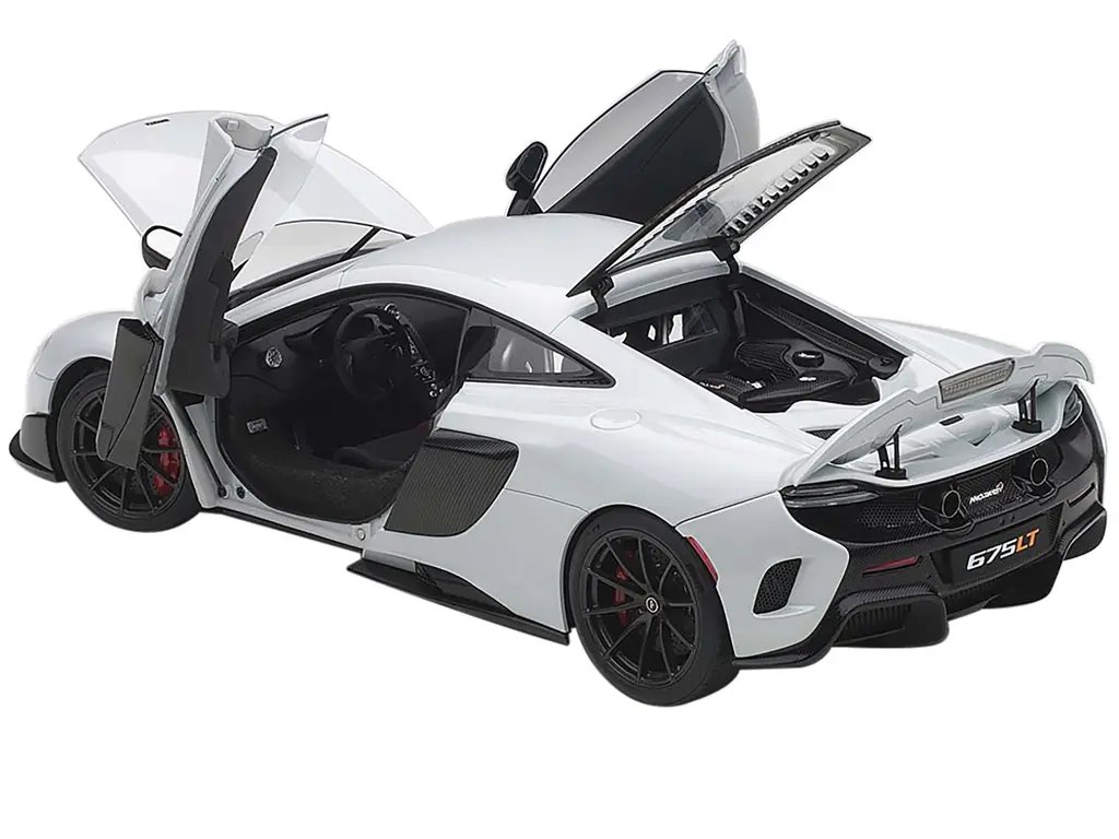 McLaren 675LT Silica White 1/18 Model Car by Autoart: Premium Diecast Collectible