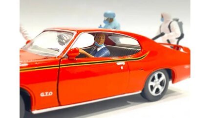 Realistic Hazmat Crew Figurine III for 1/18 Scale Models by American Diorama