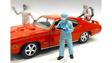 1/18 Scale Hazmat Crew Figurine IV by American Diorama - Perfect for Model Dioramas