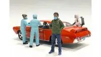 1/18 Scale Hazmat Crew Figurine V by American Diorama - Perfect for Model Enthusiasts