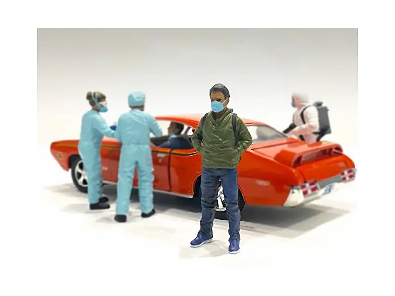 1/18 Scale Hazmat Crew Figurine V by American Diorama – Perfect for Model Enthusiasts